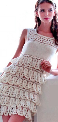 White Dress Crochet Pattern