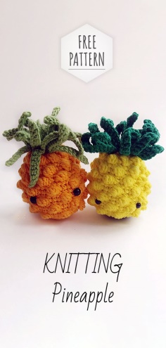 Knitting Pineapple Free Pattern