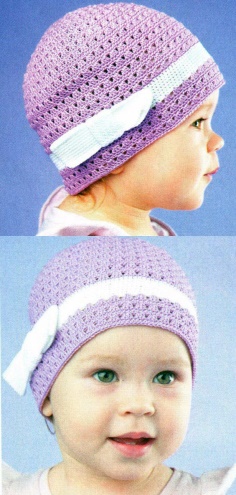 Cap for Baby Girl Free Pattern