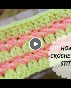 How to crochet cross stitch   !Crochet!