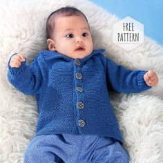 Cardigan for Baby Free Pattern