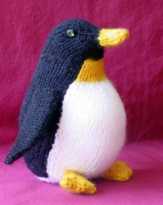 Knitting Toy Penguin