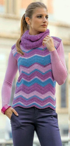 Sleeveless Sweater Crochet Pattern