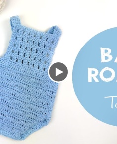 How To Crochet Baby Romper  Croby Patterns