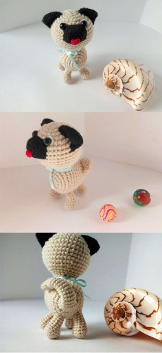 Crochet Little Pug