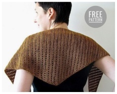 Women shawl crochet free pattern