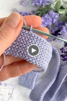How to knit Slip stitch video