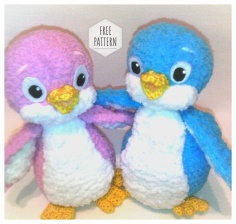 Amigurumi Lolo and Pepe Penguins