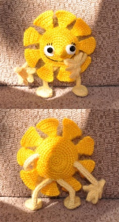 Crochet Sun Face
