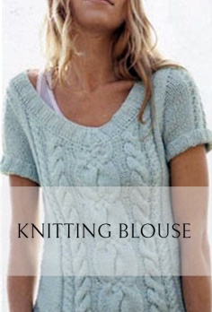 How to Make Beautiful Knitting Blouse