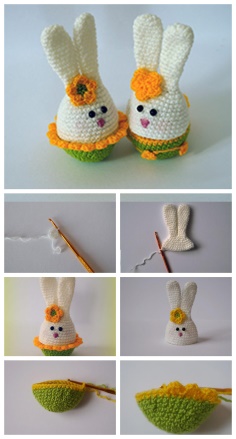 Crochet Toy Bunny Step-by-step Picture Tutorial