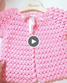 HOW TO CROCHET A SWEATER CARDIGAN 1 FOR BABY & CHILDREN SIZES ?THE CROCHET SHOP by NANNO