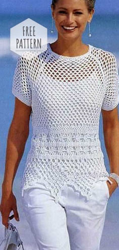 Crochet Lace Top Free Pattern