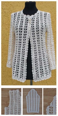 JACKET FROM COTTON YARN