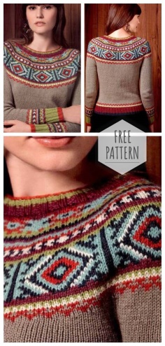 Knitting pullover Lope Pape Persia