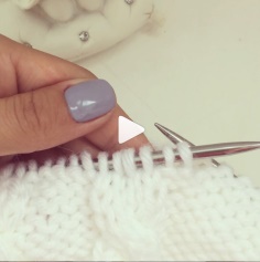 How to knit braids without auxiliary needles video tutorial