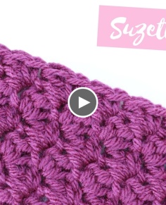 CROCHET: How to crochet the Suzette stitch  Bella Coco