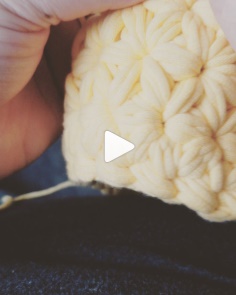 How to knit Jasmine Crochet Stitch video tutorial