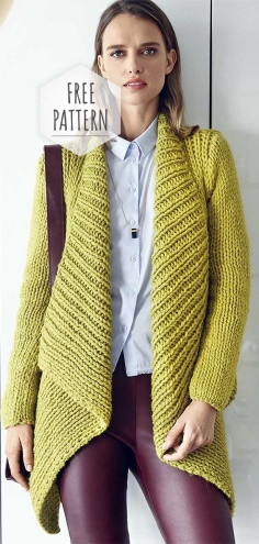 Knitted Nice Vest Free Pattern
