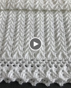 Easy crochet baby blanketcrochet blanket pattern craft amp; crochet border