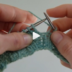 How to knit Dissent Technique video tutorial