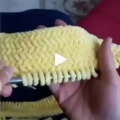 How to knit parquet stitch video tutorial