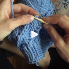 How to knit lacy crochet video tutorial
