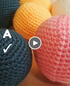 How to crochet perfect balls - amigurumi balls