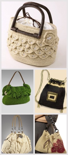 Knitted Fashion Hand Bag Idea