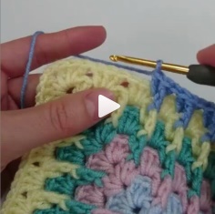 How to knit baby blanket video tutorial