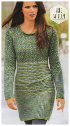 Long pullover needles free pattern