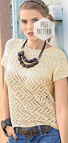 Stylish and Simple Knitted Blouse