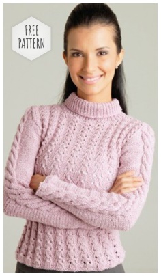 Woman pullover free pattern