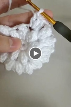 How to Make Beautiful White Flower Pattern