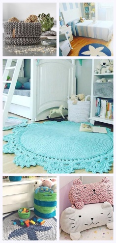 Knitting for Home Concept