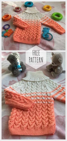 Knitted Sweater for Kids