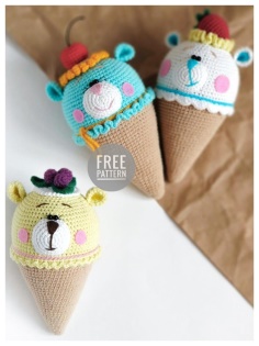 Knitting ice cream description free pattern