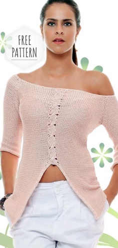 Crochet Top Pink Slim