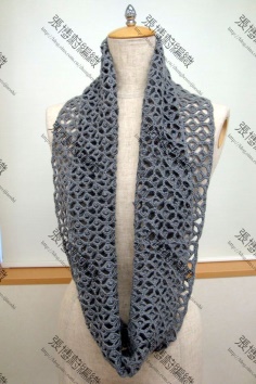 Openwork scarf crochet hook