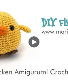 Baby Chicken Amigurumi Tutorial for Beginners English