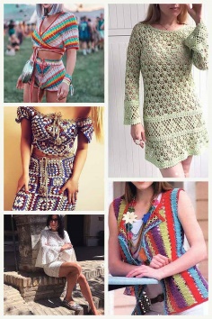 Crochet Women Dress for Summer