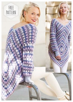 KNITTED MOHAIR PULLOVER