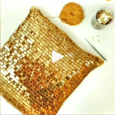 How to knit crochet pillow video tutorial