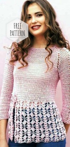 Crochet Lace Blouse Pattern
