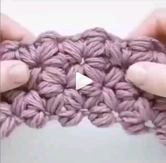 How to knit flower stitch video tutorial