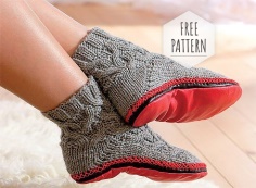 Knitted Shoes Free Pattern
