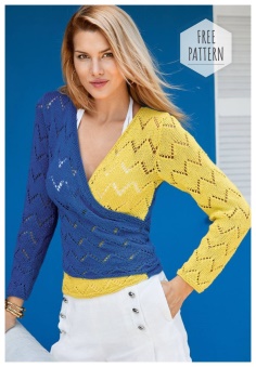 Two tone pullover crochet free pattern