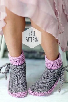 Knitting Shoes for Kids