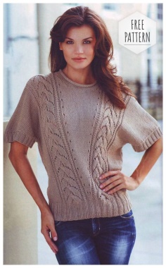 Pullover spokes free pattern
