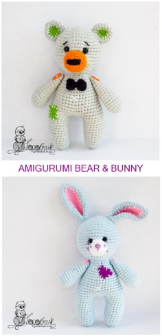Bunny & Bear Crochet Tutorial